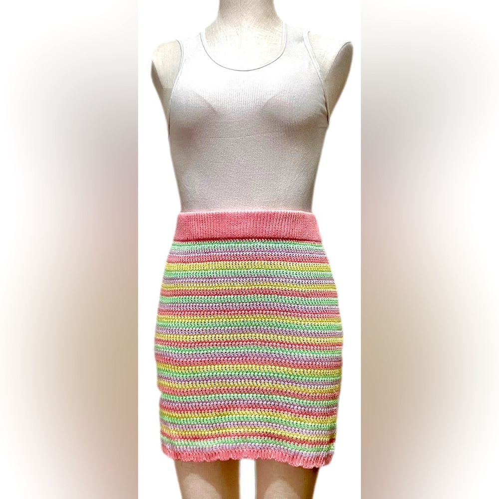 Pastel  color skirt